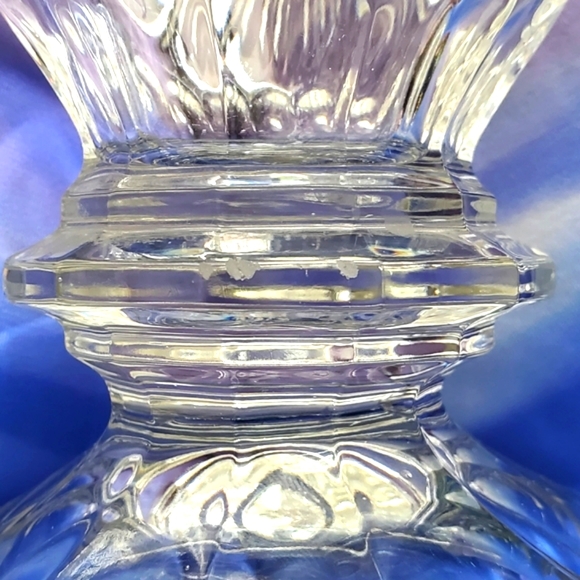 Vntg Lead Crystal 40oz Floral Pitcher by Kristal Zajecar made in Yugoslavia - Picture 3 of 16